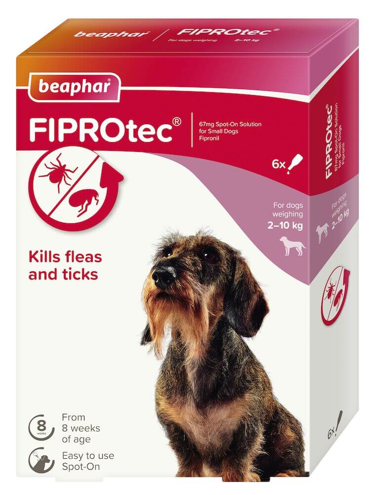 Beaphar Fiprotec Spot On Small Dog (6 Pipettes)
