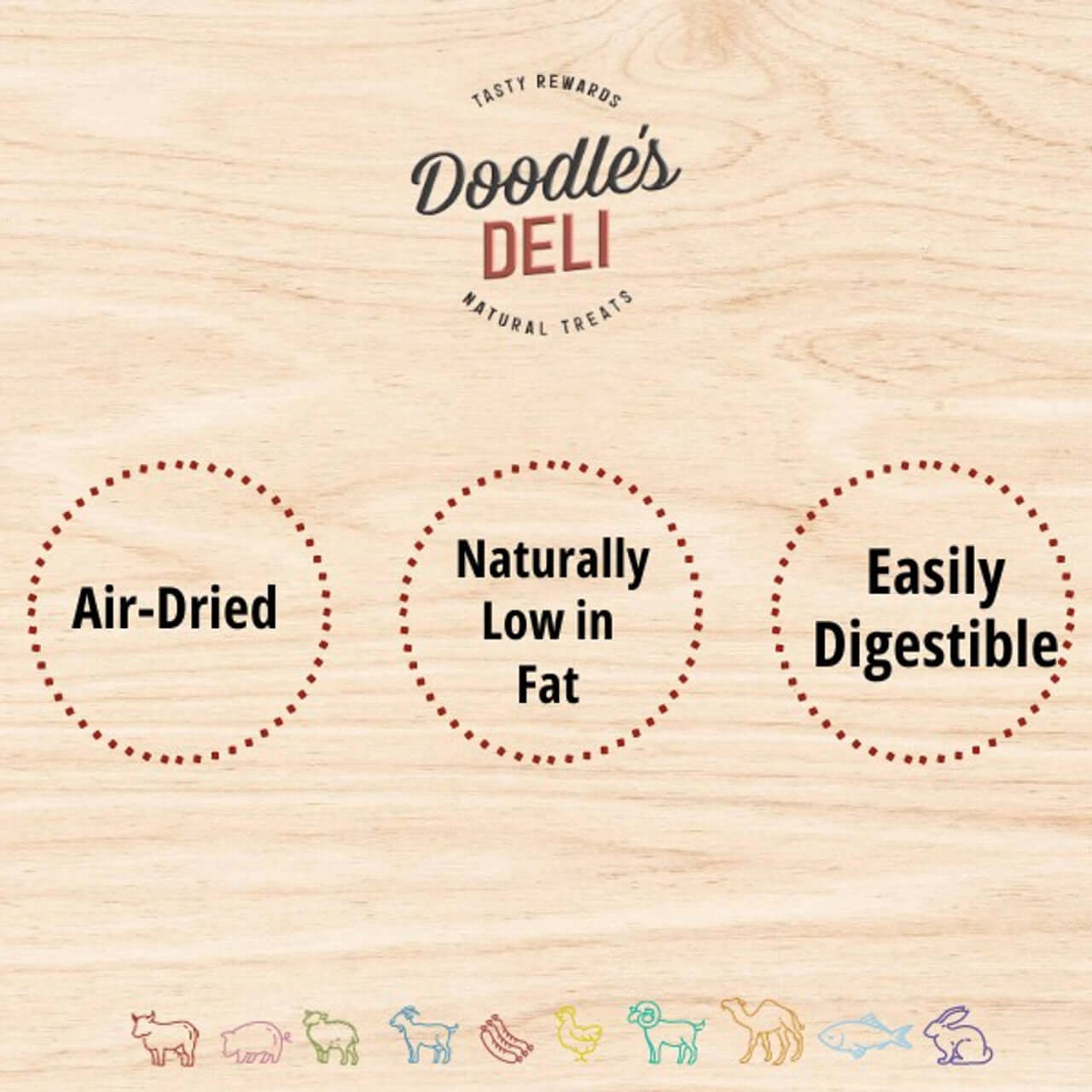Doodles deli Bulk Pack Rabbit Ears with Fur 1kg