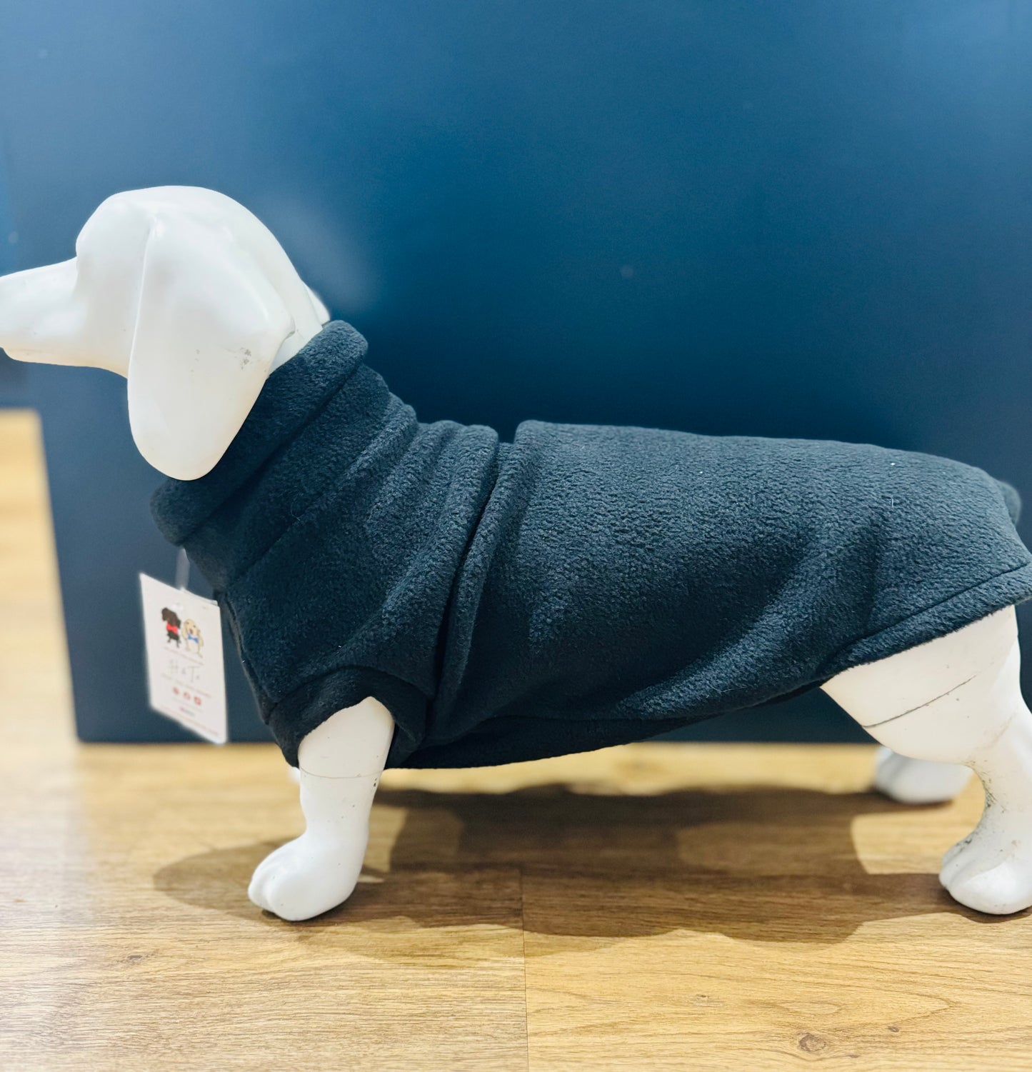 Hugo & Ted Standard Dog Fleece Black (S)
