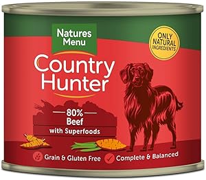 Natures Menu CH Country Hunter Dog Grass Fed Beef 600g