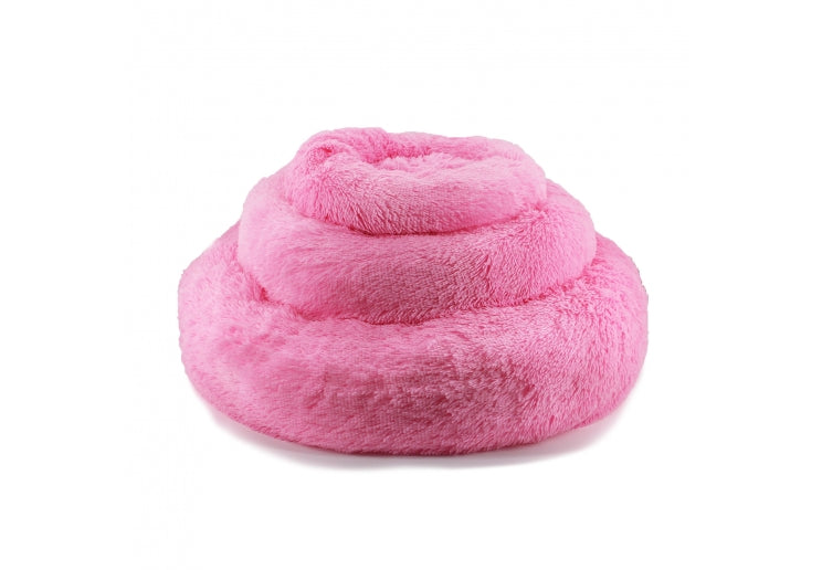 Ancol Super Dog Cat Donut Bed Pink 70cm