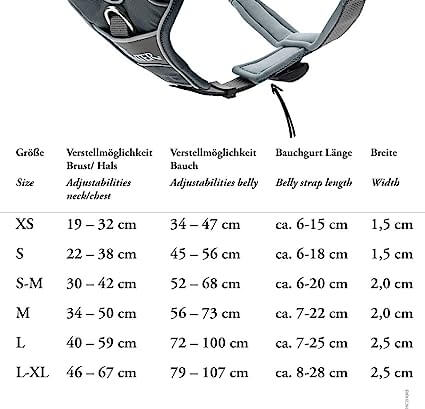 Hunter Harness Divo 34-47/XS Nylon/Polyester violet/grey
