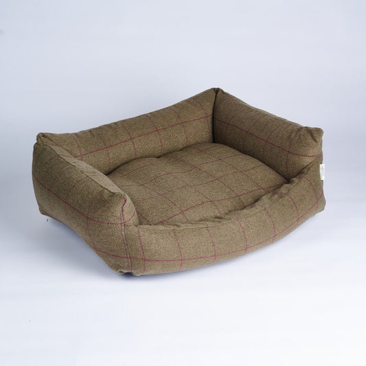 Bronte Glen Rustic Collection Cosy Malham Tweed Medium Dog Bed 72x72cm