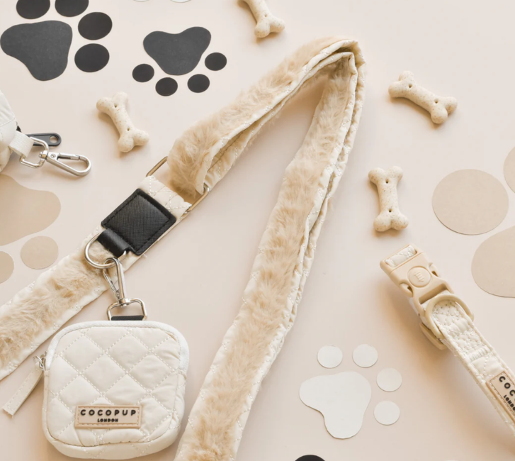 Cocopup Cream Quilted Bag Strap