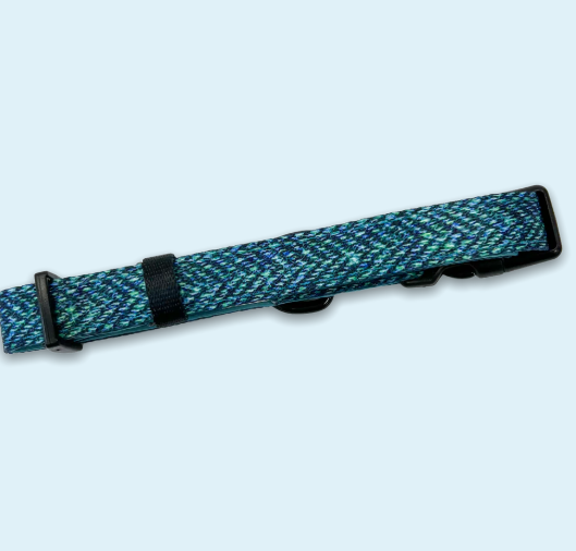 Pawsome Paws Boutique - Country Teal Collar - Medium