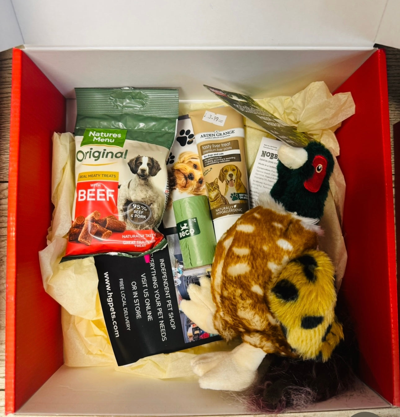 HGPets Dog Gift Box £30