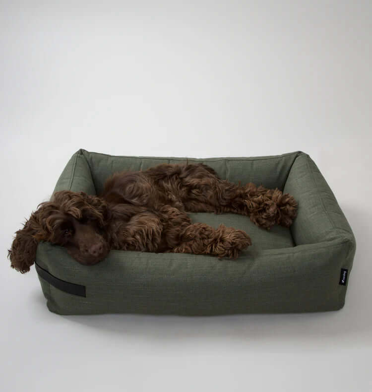 Nordog Forest Green Hygge Dog Bed (M)