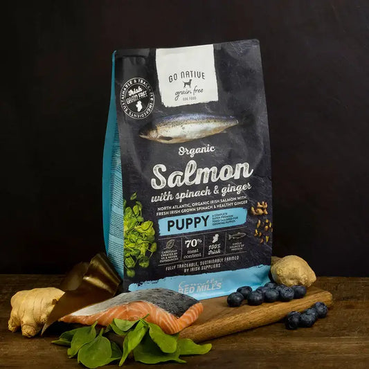 Go Native Puppy Salmon with Spinach and Ginger 12kg