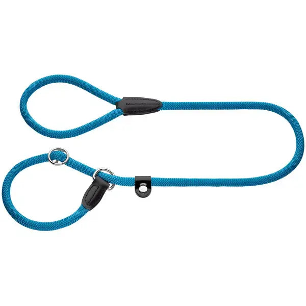 Hunter Leash Retriever Freestyle 10/120 Rope Slip Lead Petrol Turquoise Blue