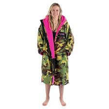 dryrobe Advanced Long Sleeve Camouflage Pink Large