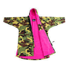 dryrobe Advanced Long Sleeve Camouflage Pink Large