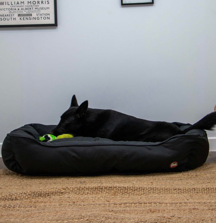 Ancol Waterproof Dog Bed Black XL 84 x 105cm