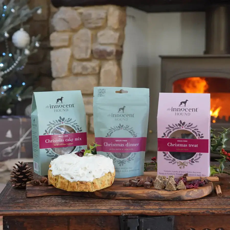 The Innocent Hound Christmas Cake Mix with British Turkey grain free