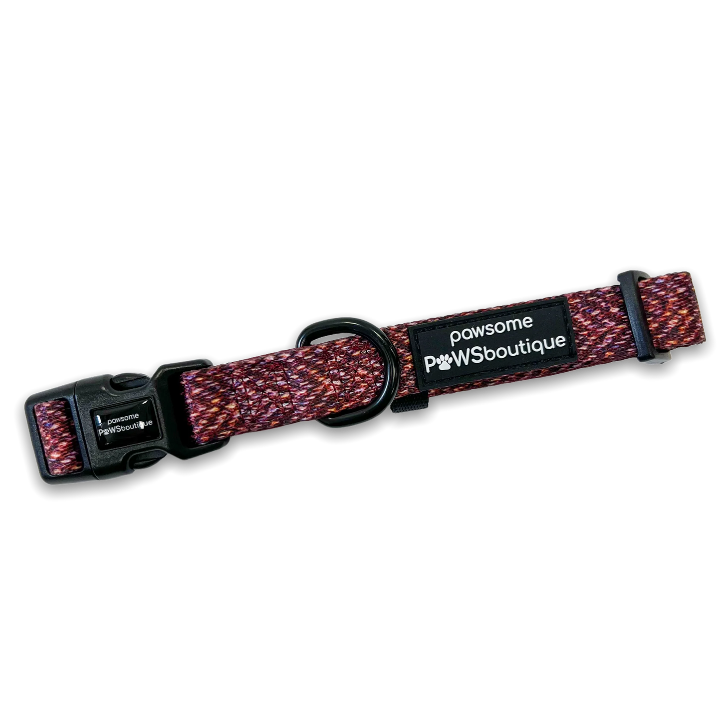 Pawsome Paws Boutique - Country Burgundy Collar - Extra Small XS