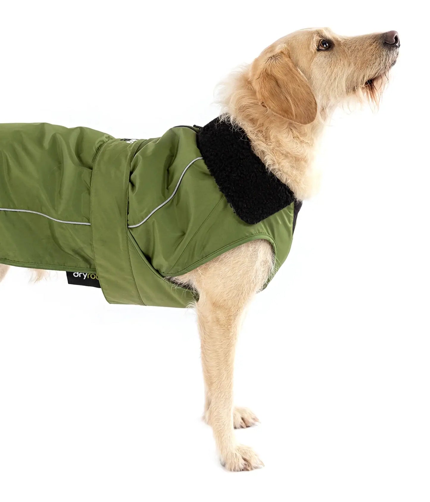 DryRobe Dog Dark Green Black Large