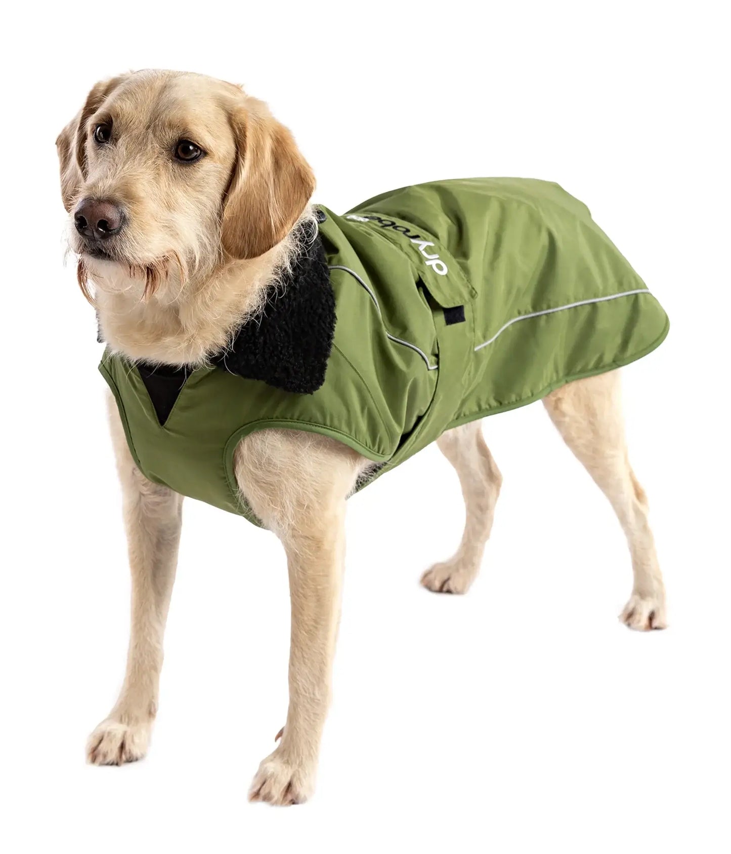 DryRobe Dog Dark Green Black Large