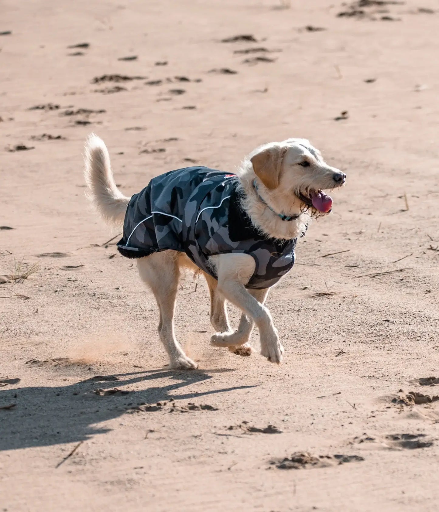dryrobe Dog Robe Black Camo Black S