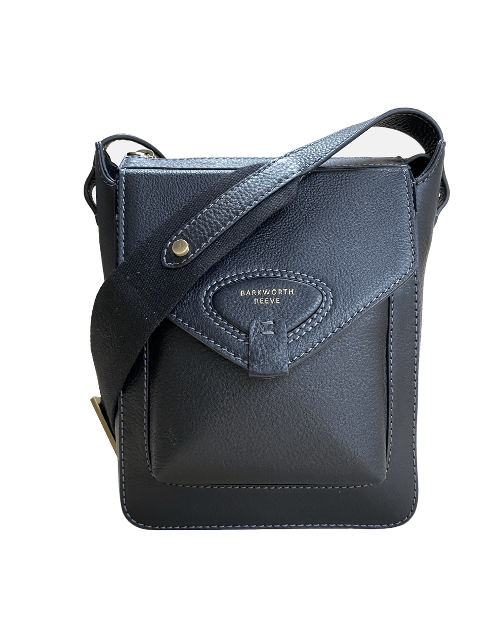 Barkworth Reeve Hackthorn Leather Dog Walking Bag Black