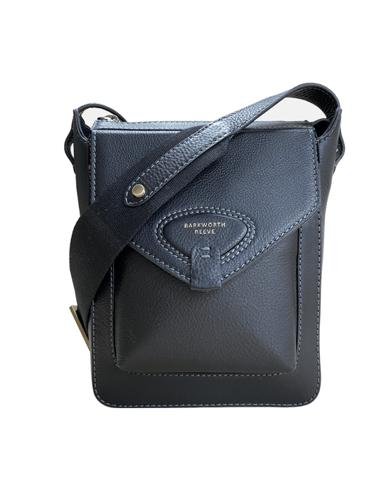 Barkworth Reeve Hackthorn Leather Dog Walking Bag Black
