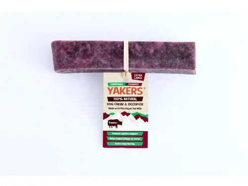 Yakers XL Dog Chew Cranberry