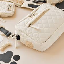 Cocopup Cream Quilted Dog Walking Bag