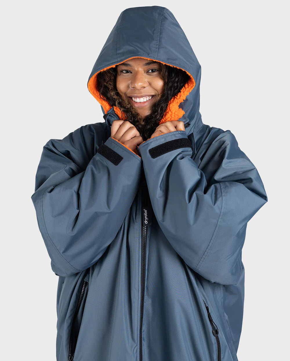 dryrobe Advanced Long Sleeve Grey Orange Large