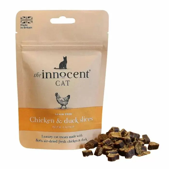 The Innocent Cat Chicken and Duck Slices 70g