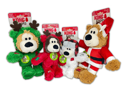 Kong Christmas Wild Knots Bear Assorted Large
