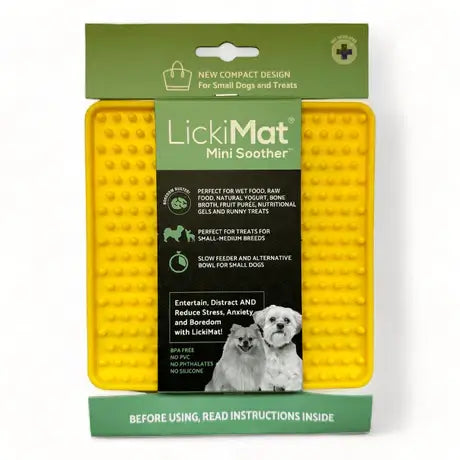 LickiMat Mini Soother Yellow