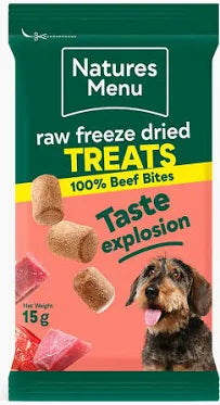 Natures Menu Freeze-Dried Dog Treats – Beef (15g)
