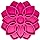 Sodapup Mandala Pink eTray Slow Feeder