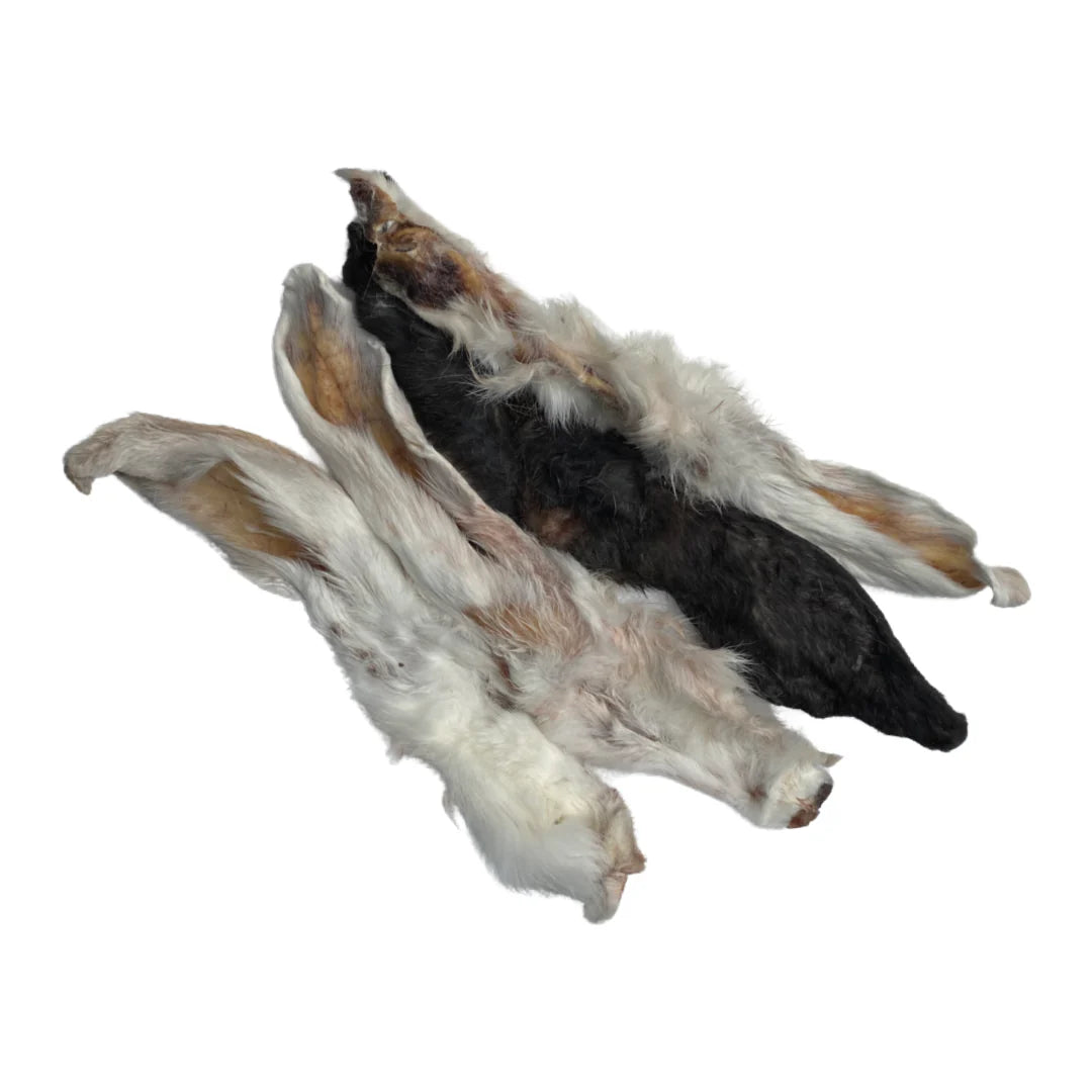 Redwood Bulk Rabbit Ears with Fur 500g