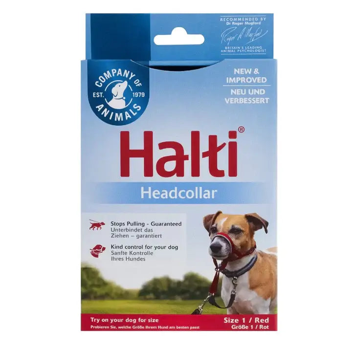 Halti Headcollar Red Size 1
