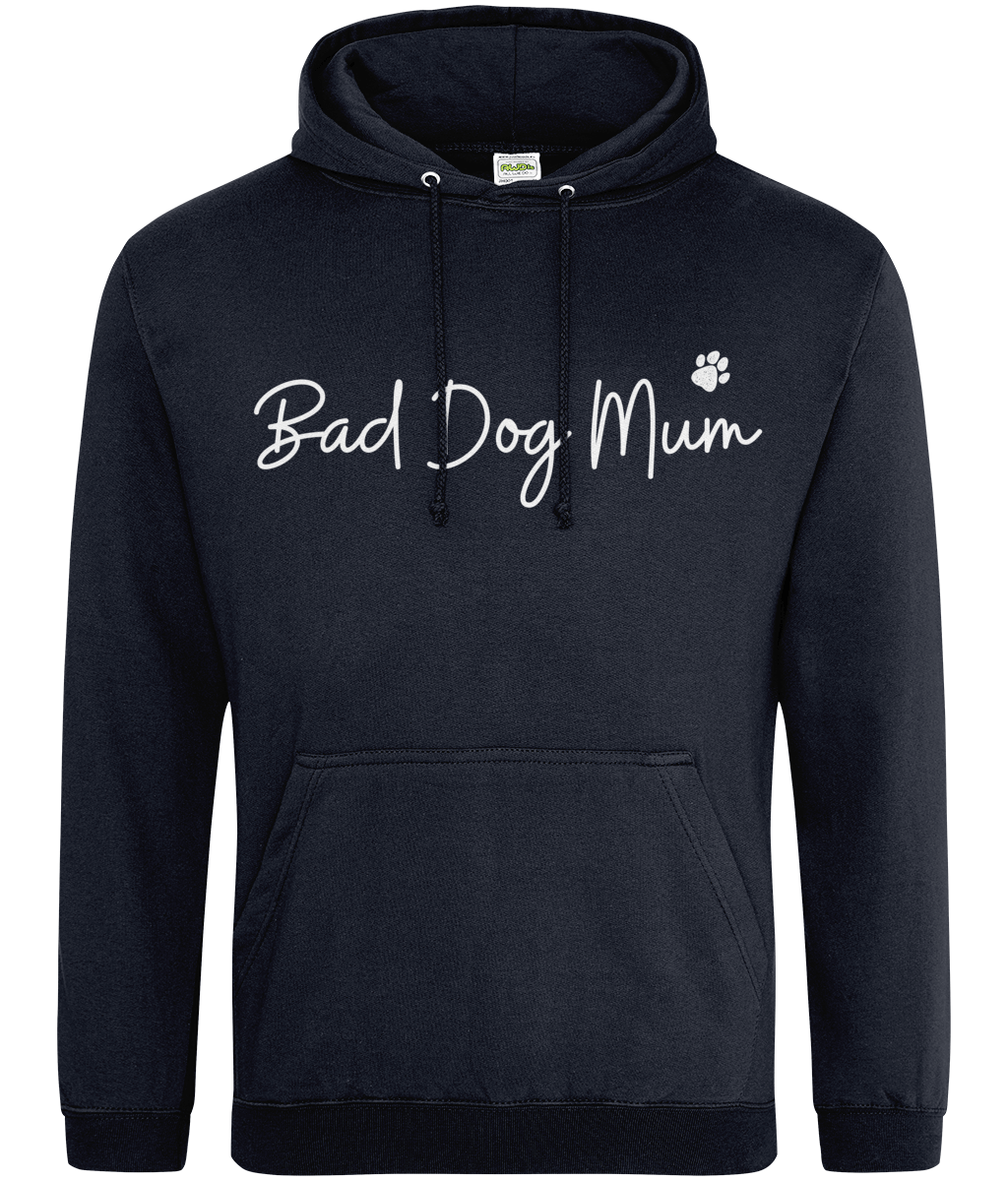Bad Dog Mum- White Text