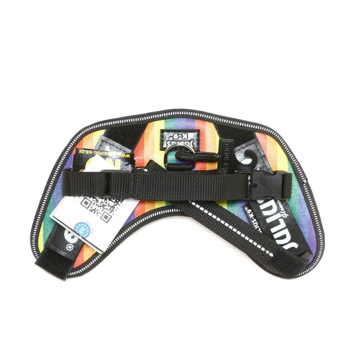Julius k9 IDC?-Powerharness, Size: Mini-Mini, Artificial leather rainbow