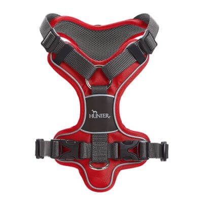 Hunter Harness Divo 56-73/M Nylon/Polyester red/grey