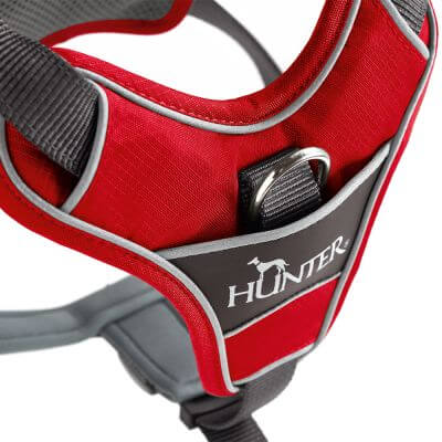 Hunter Harness Divo 56-73/M Nylon/Polyester red/grey