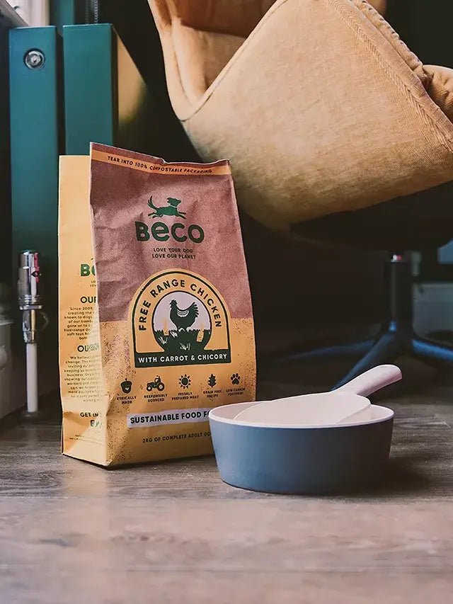 Beco Printed Bamboo Bowl - Large Midnight Blue