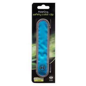 Animal Instincts Flashing Safety Collar Clip - Red