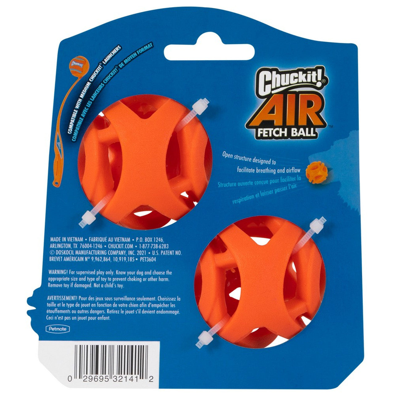 Chuckit! Air Fetch Ball Medium (2 Pack)