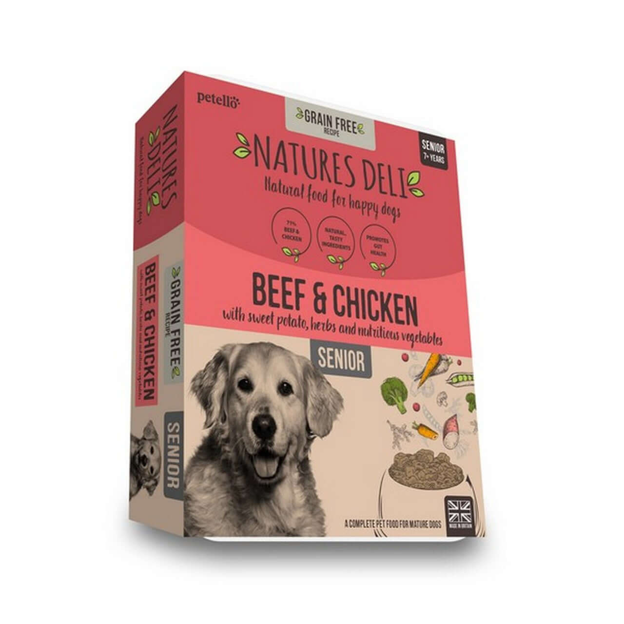 Natures Deli Senior GF Beef & Chicken 395g