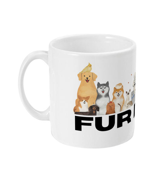11oz Mug Fur Dad- Black text