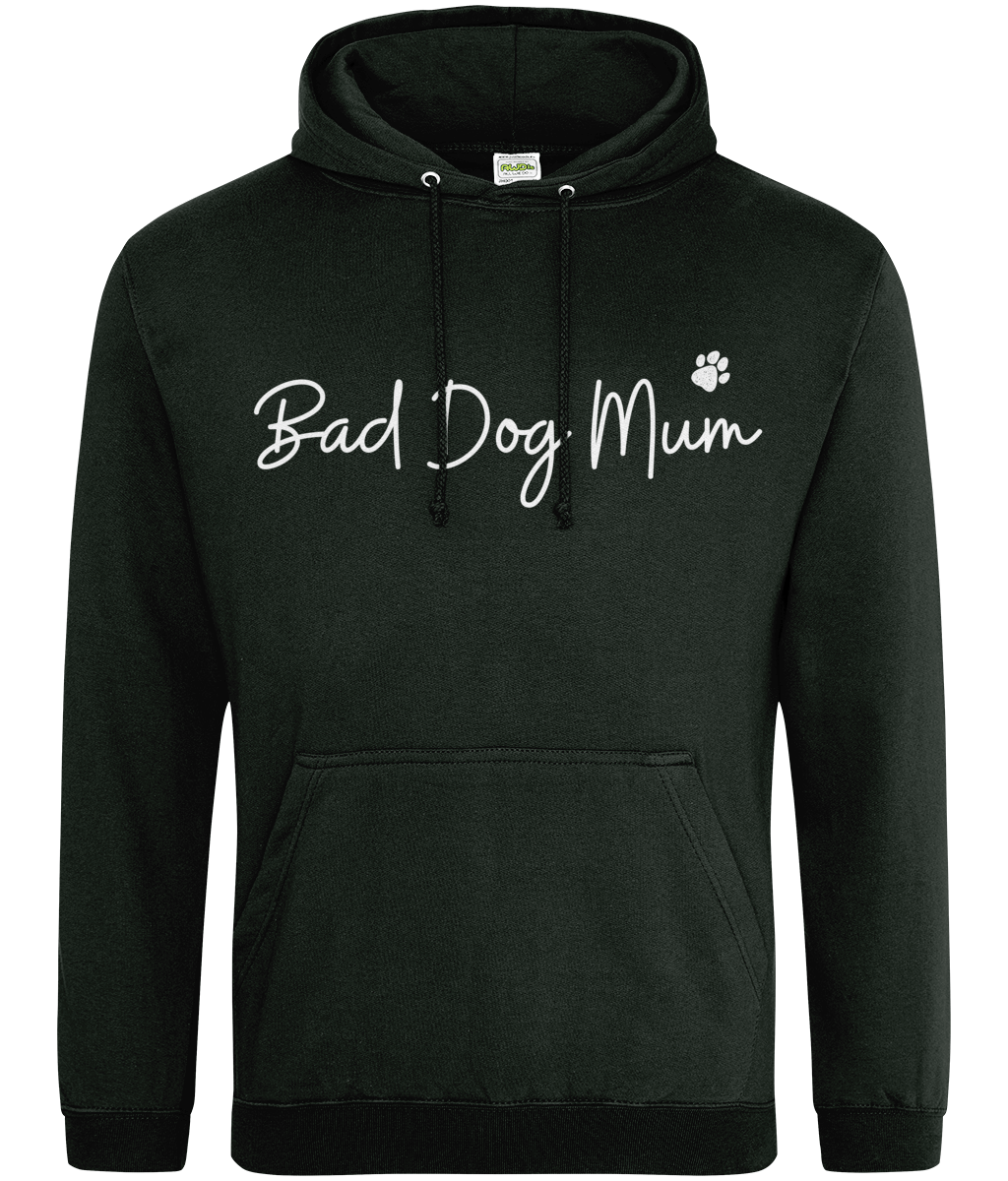 Bad Dog Mum- White Text