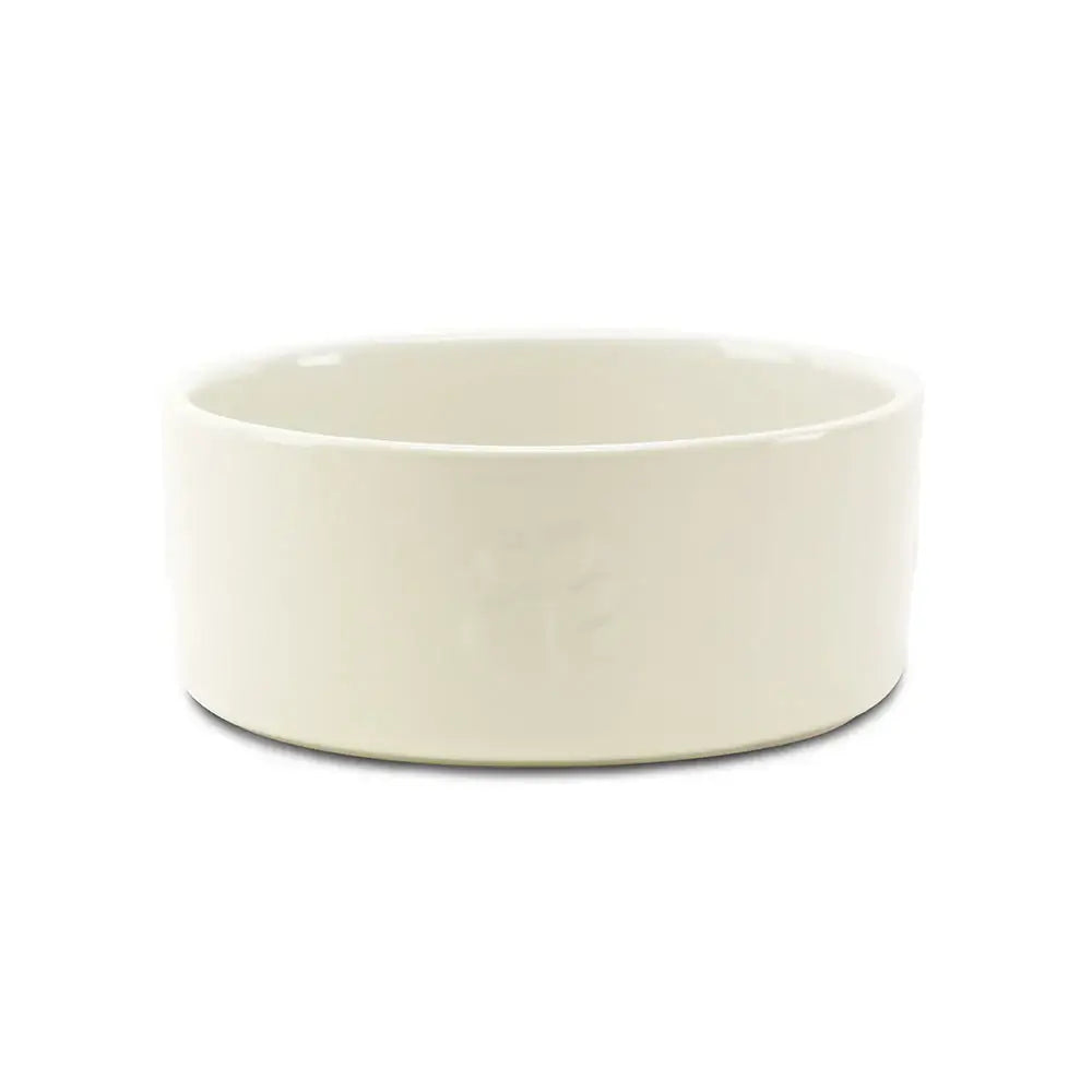 Scruffs Icon Food Bowl - 19cm Cream