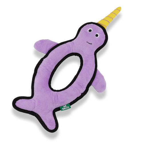 Beco Recycled Rough & Tough - Nelly the Narwhal (Large)