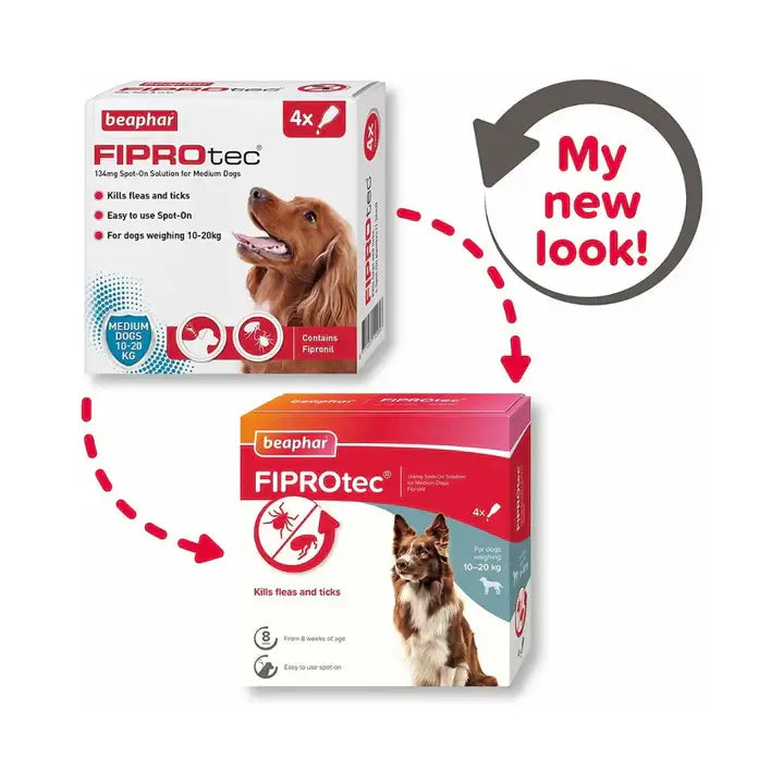 Beaphar Fiprotec Spot On Medium Dog (4 Pipettes)