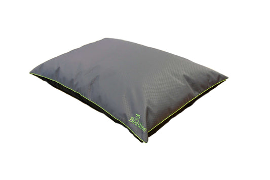 Beddies W/P Cushion (M) Charcoal & Lime
