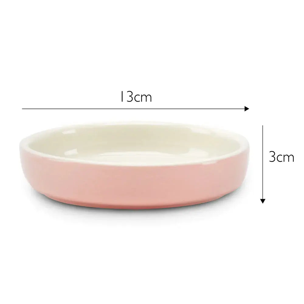Scruffs Classic Pet Saucer - 13cm Pink