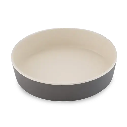 Beco Printed Bamboo Cat Bowl - Coastal Grey