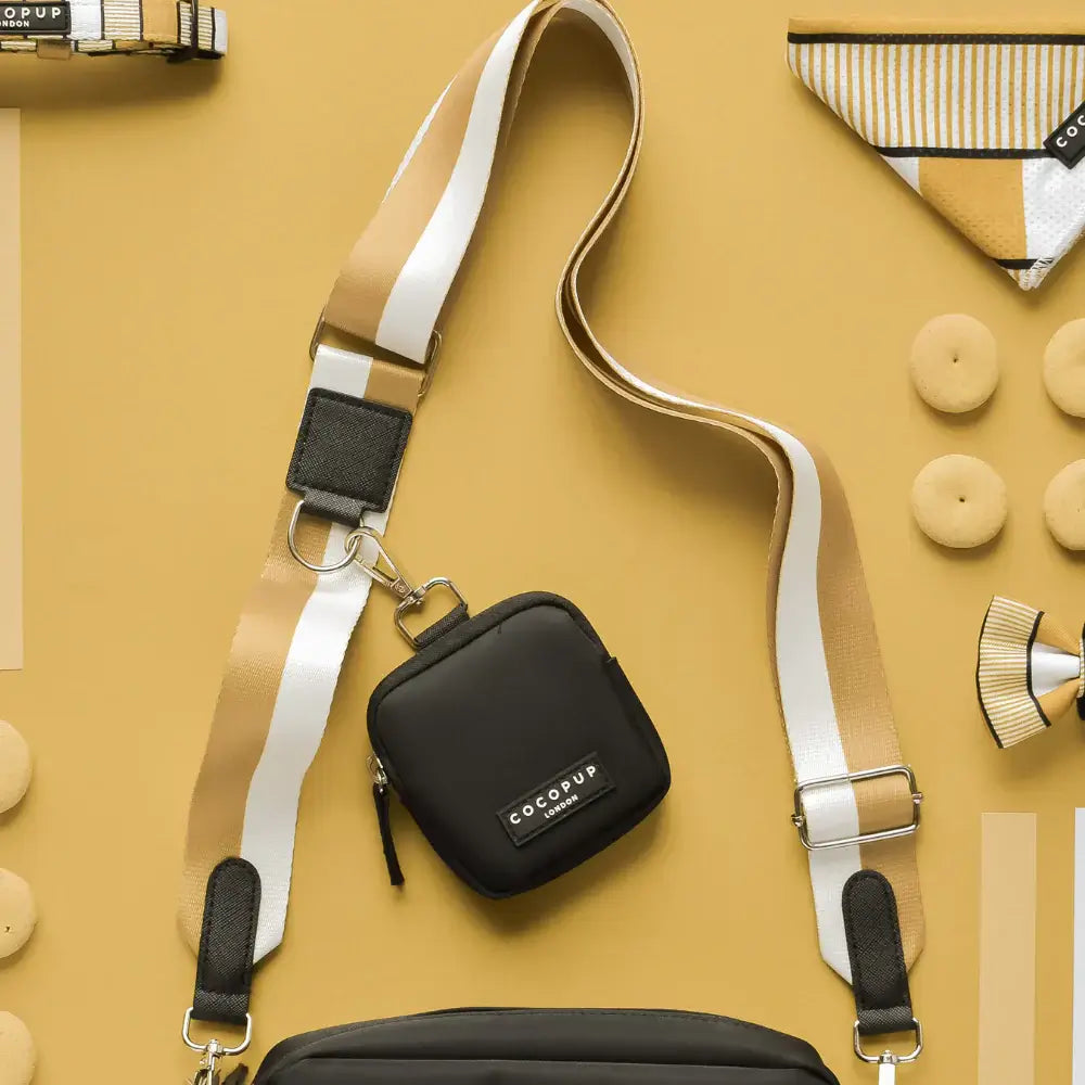 Cocopup London Bag Strap Mustard Stripe